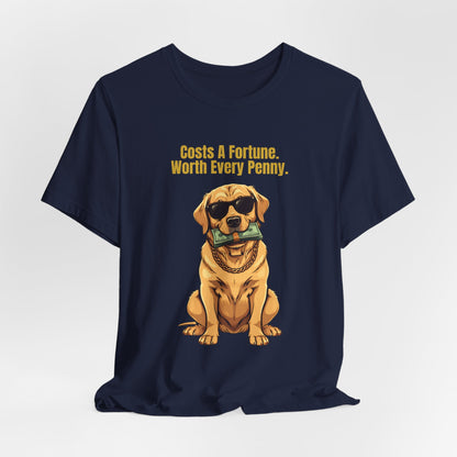 Costs A Fortune Labrador T-Shirt, gift for dog mum