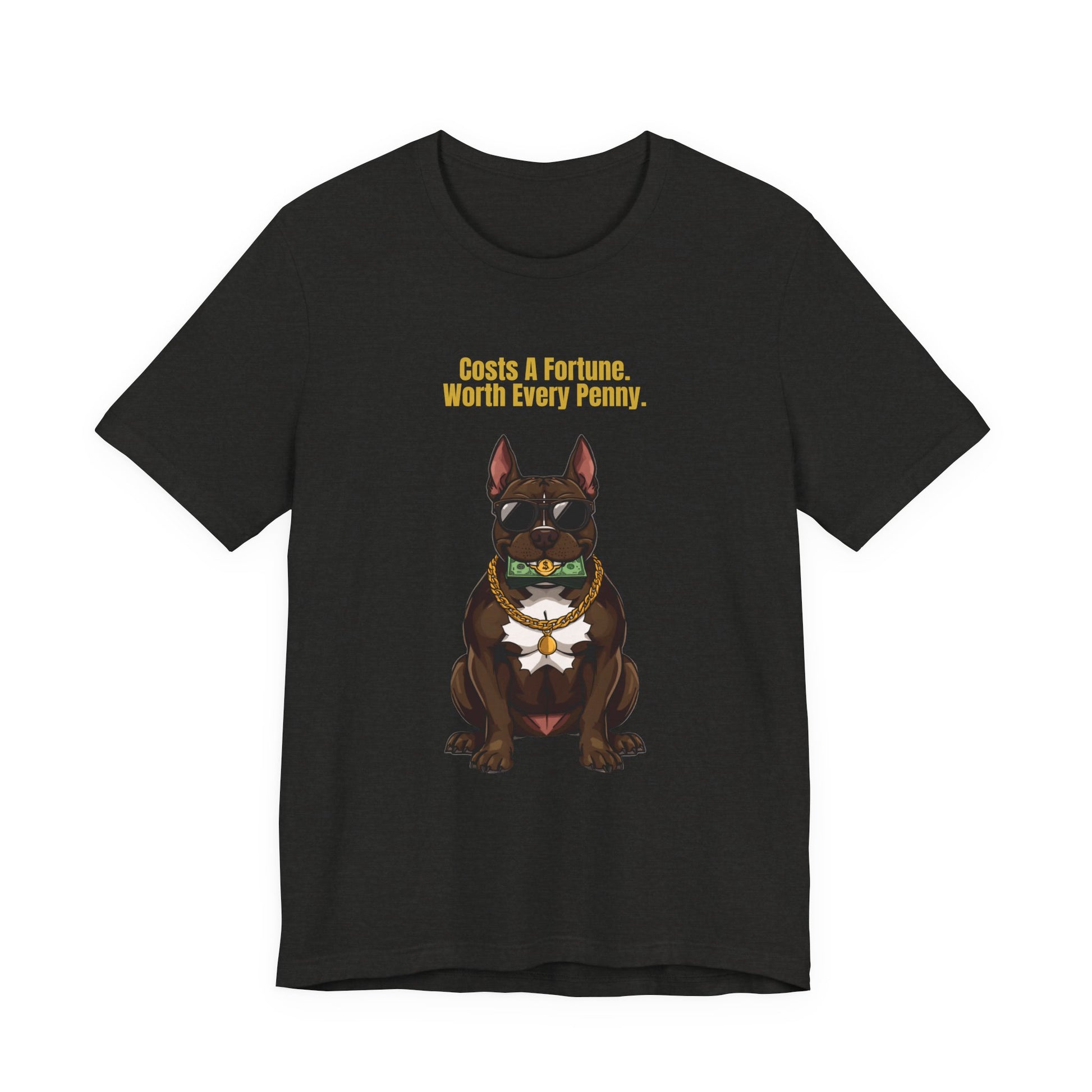 Costs A Fortune T-Shirt — Funny Staffie Unisex Tee — SniffWaggleNWalk