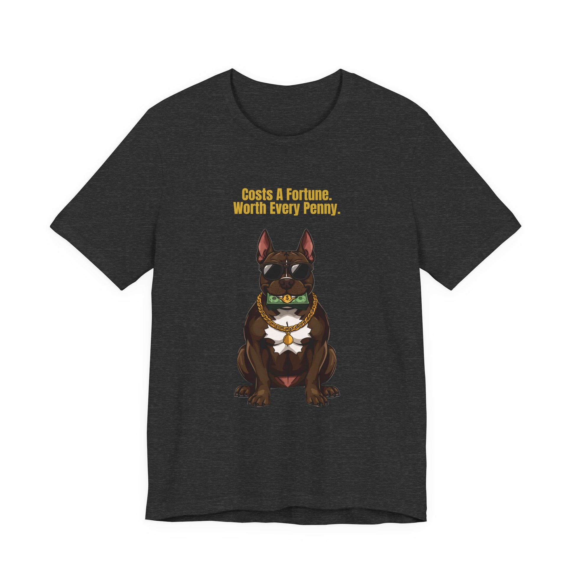 Costs A Fortune T-Shirt — Funny Staffie Unisex Tee — SniffWaggleNWalk