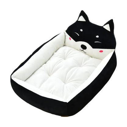 SniffWaggleNWalk 100% cotton pet bed, close-up of fabric — SniffWaggleNWalk