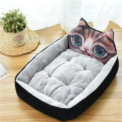 SniffWaggleNWalk 100% cotton pet bed, main view — SniffWaggleNWalk