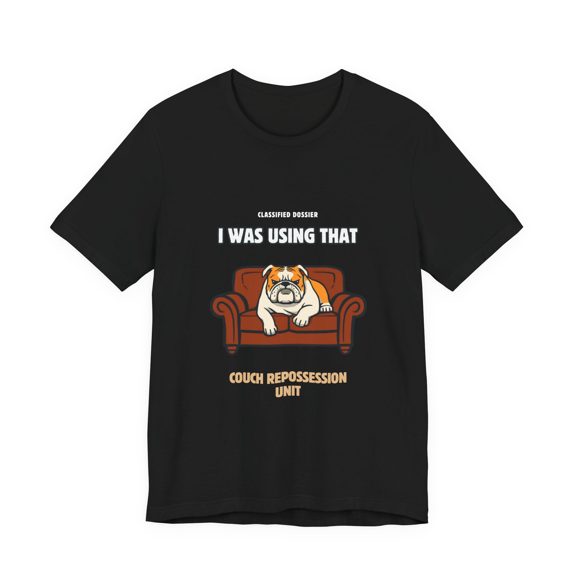 Couch Repossession Unit t-shirt in black