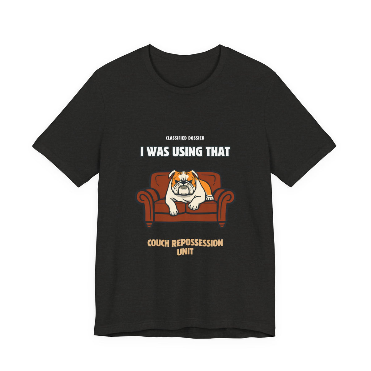 Couch Repossession Unit t-shirt front view