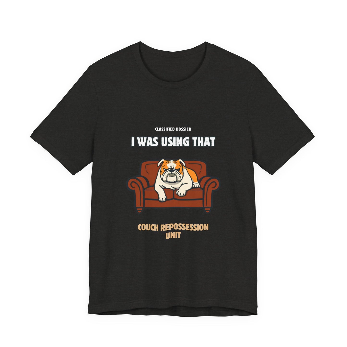 Couch Repossession Unit t-shirt front view