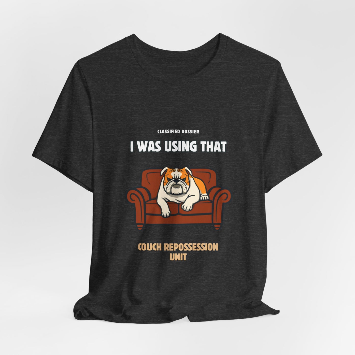 Couch Repossession Unit t-shirt front view