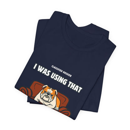 Couch Repossession Unit t-shirt in navy