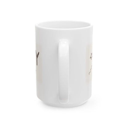 Cozy Pug ceramic coffee mug, 11oz and 15oz Pug lover gift - view 10