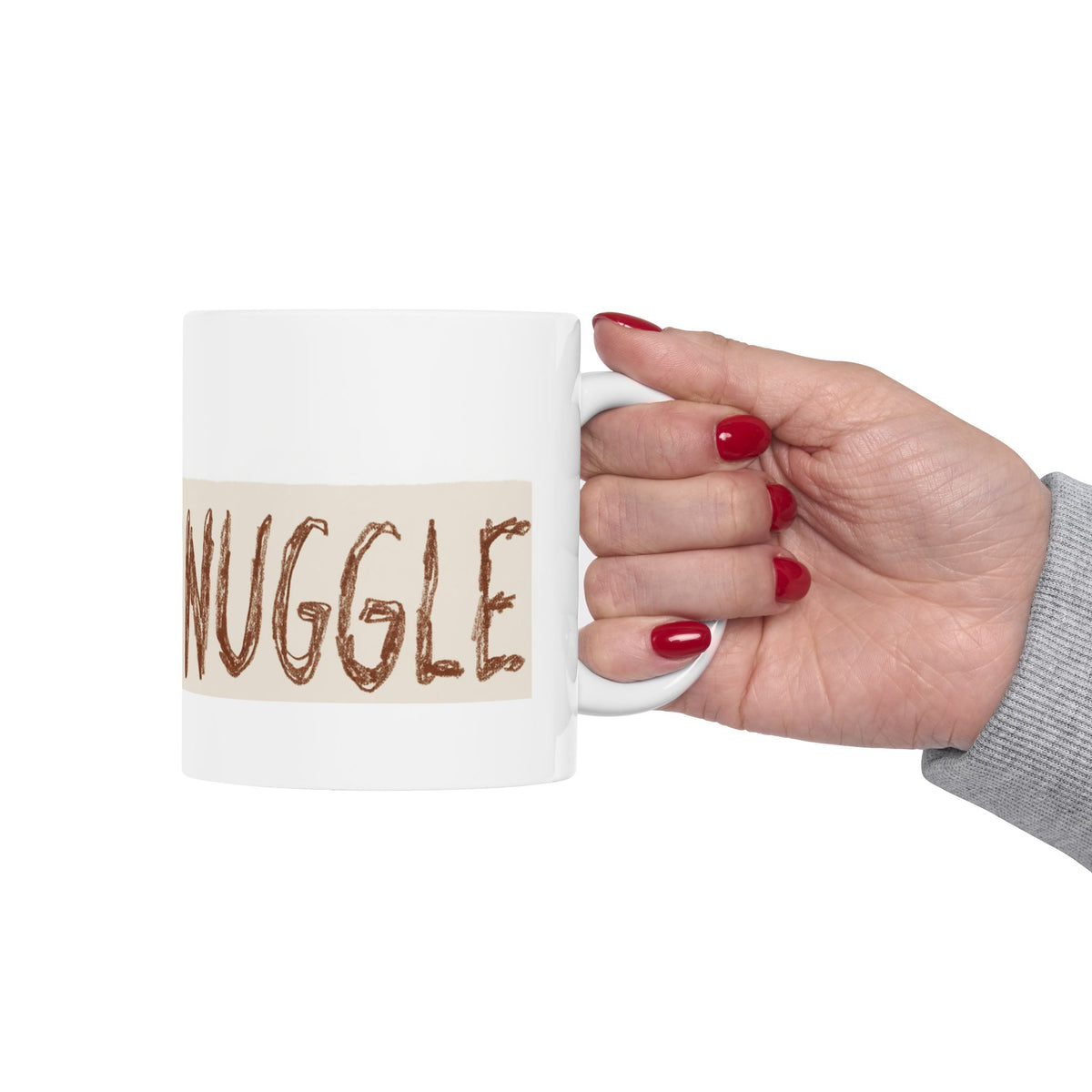 Staffie ceramic coffee mug, 11oz and 15oz cozy dog lover gift - view 10