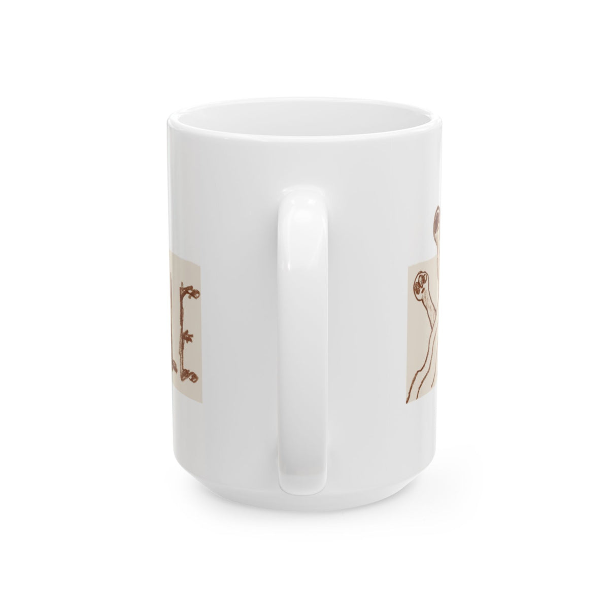 Staffie ceramic coffee mug, 11oz and 15oz cozy dog lover gift - view 11
