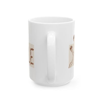 Staffie ceramic coffee mug, 11oz and 15oz cozy dog lover gift - view 11