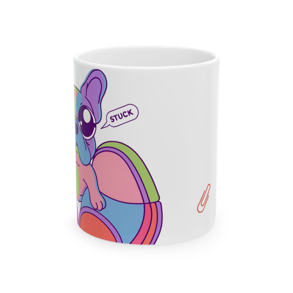 French Bulldog ceramic coffee mug, 11oz and 15oz cute Frenchie gift - view 3