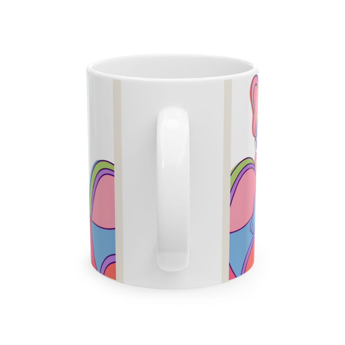French Bulldog ceramic coffee mug, 11oz and 15oz cute Frenchie gift - view 4