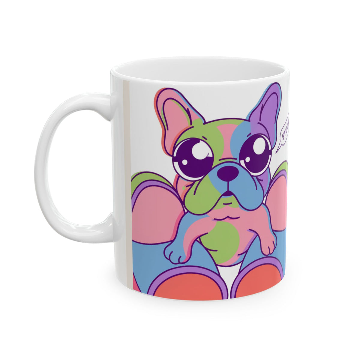 French Bulldog ceramic coffee mug, 11oz and 15oz cute Frenchie gift - view 5