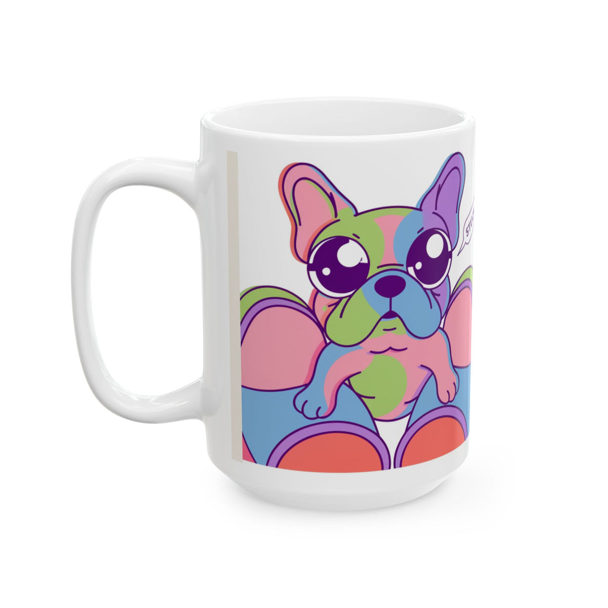French Bulldog ceramic coffee mug, 11oz and 15oz cute Frenchie gift - view 11