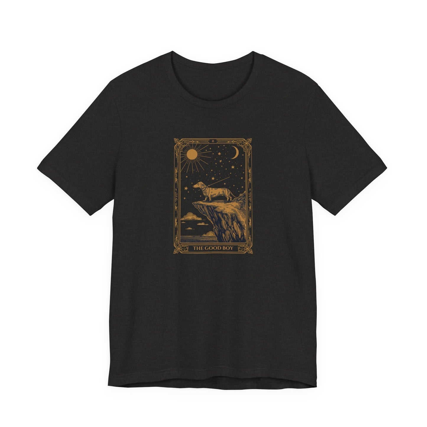 Dachshund The Good Boy Tarot Card T-Shirt, view 11
