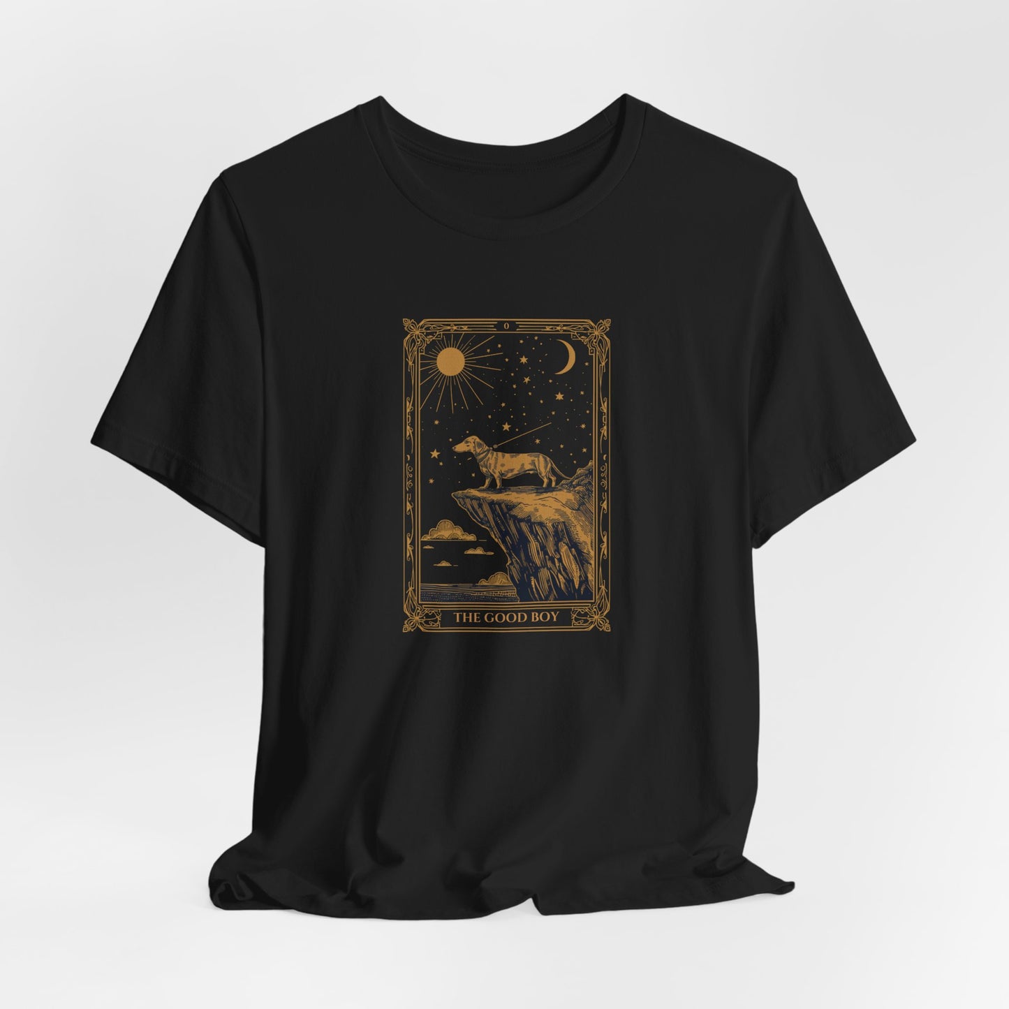 Dachshund The Good Boy Tarot Card T-Shirt, view 9