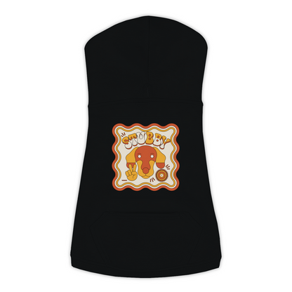 Dachshund Groovy Hoodie – Black – Large