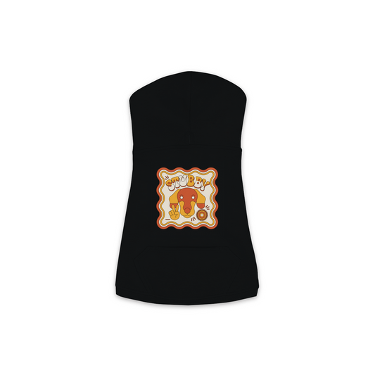 Dachshund Groovy Hoodie – Black – Medium