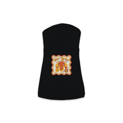 Dachshund Groovy Hoodie – Black – Small