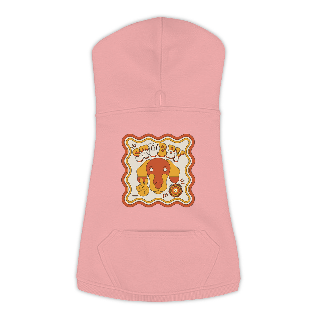 Dachshund Groovy Hoodie – Mauvelous – Large