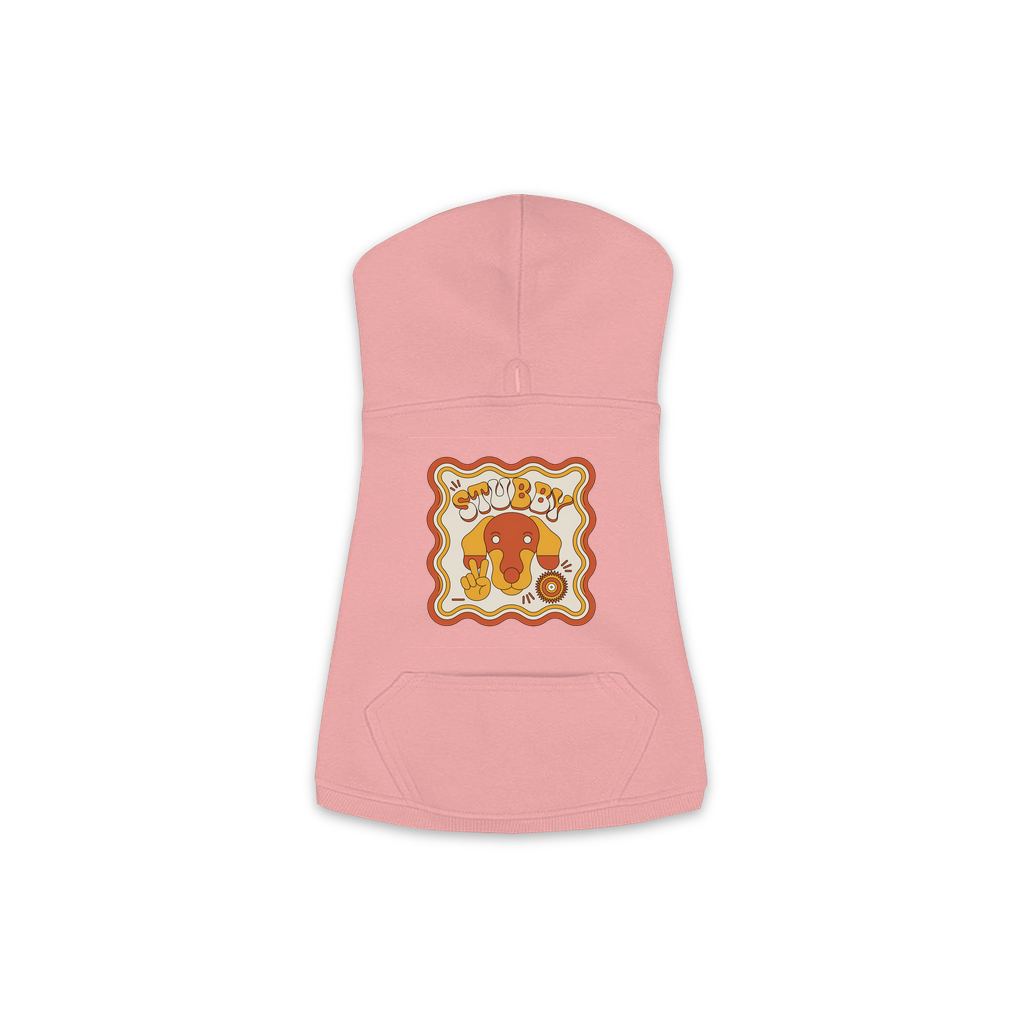 Dachshund Groovy Hoodie – Mauvelous – Medium
