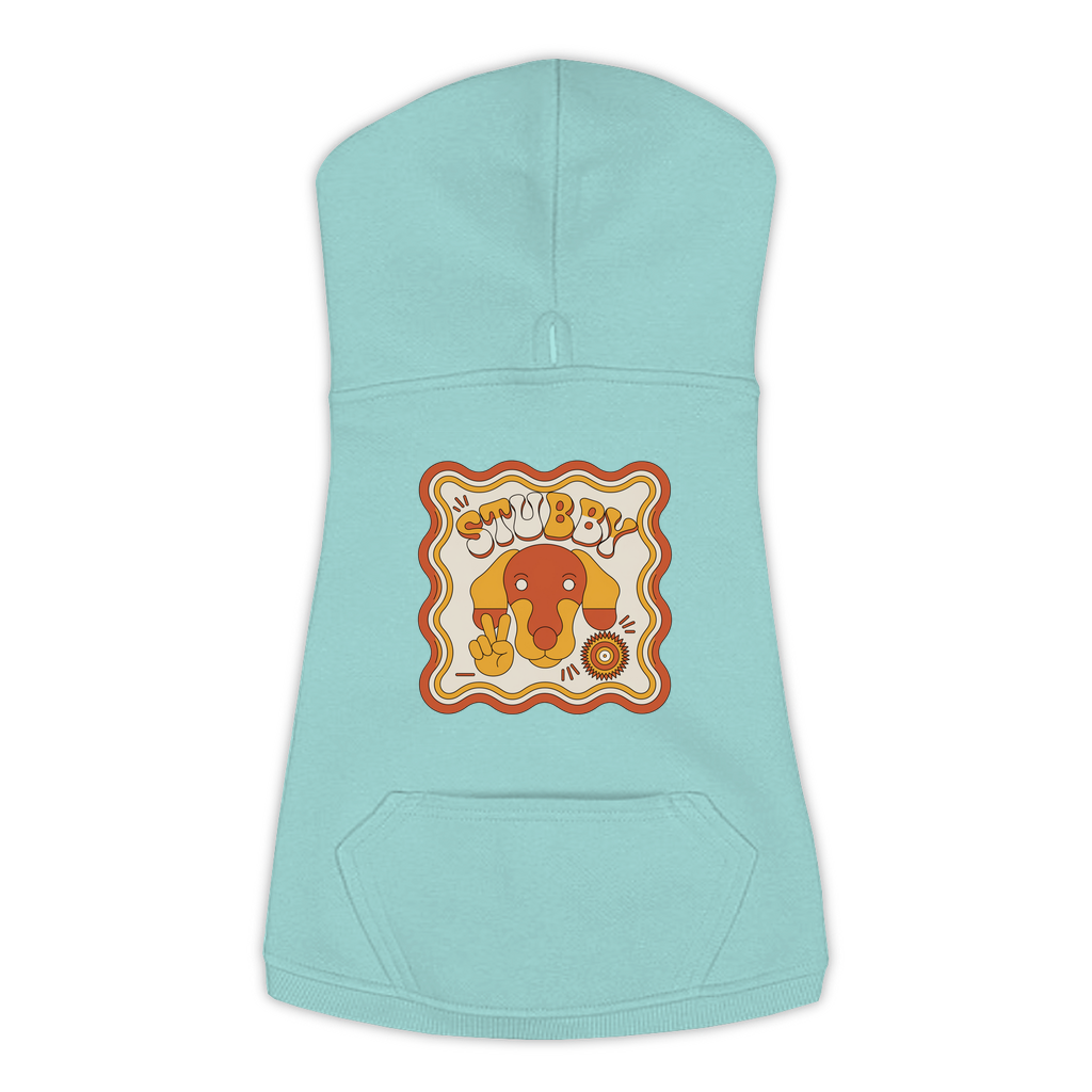 Dachshund Groovy Hoodie – Saltwater – Large