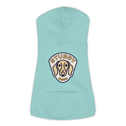 Dachshund Hoodie — Stubby Patch, Saltwater, Large