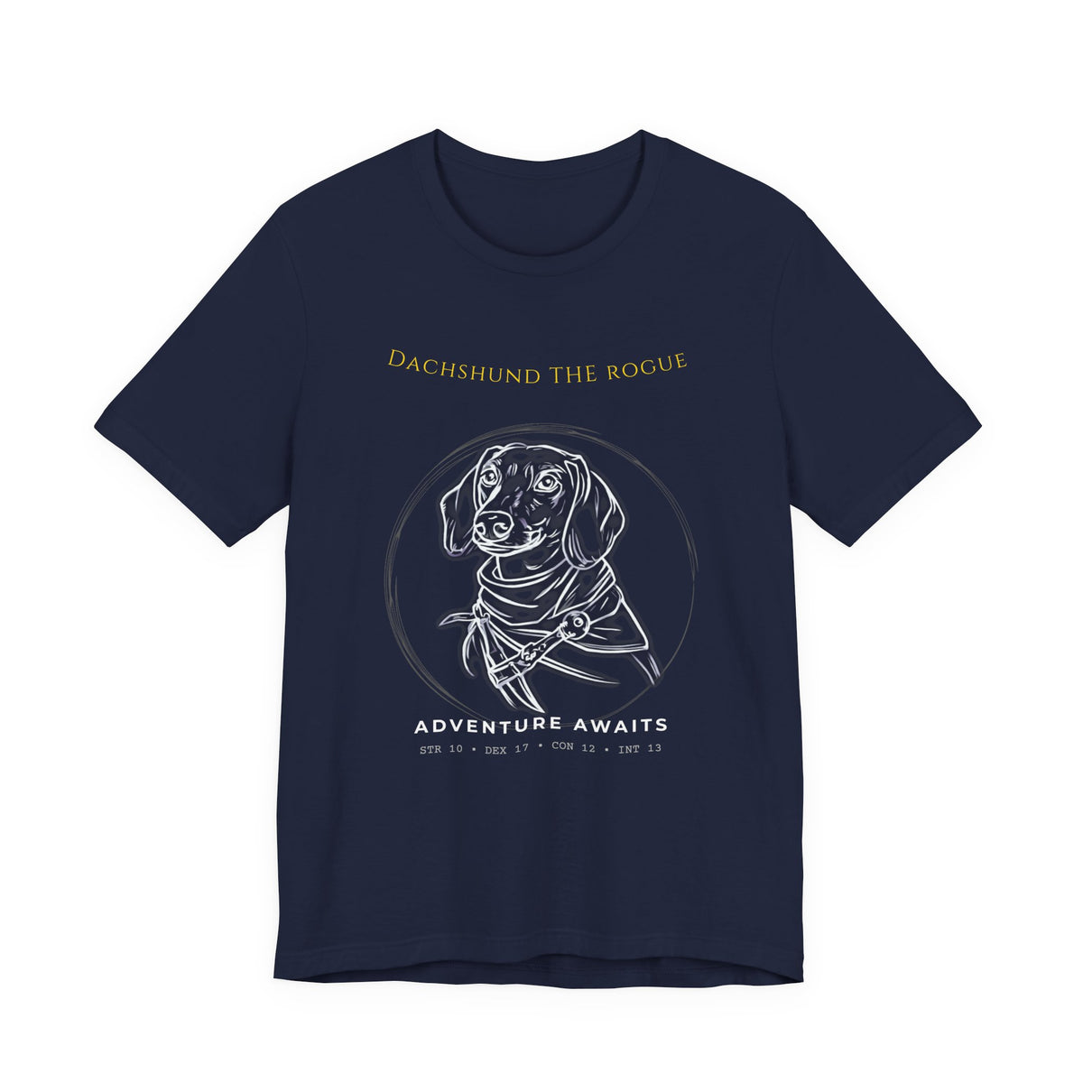 Dachshund The Rogue T-Shirt full design view