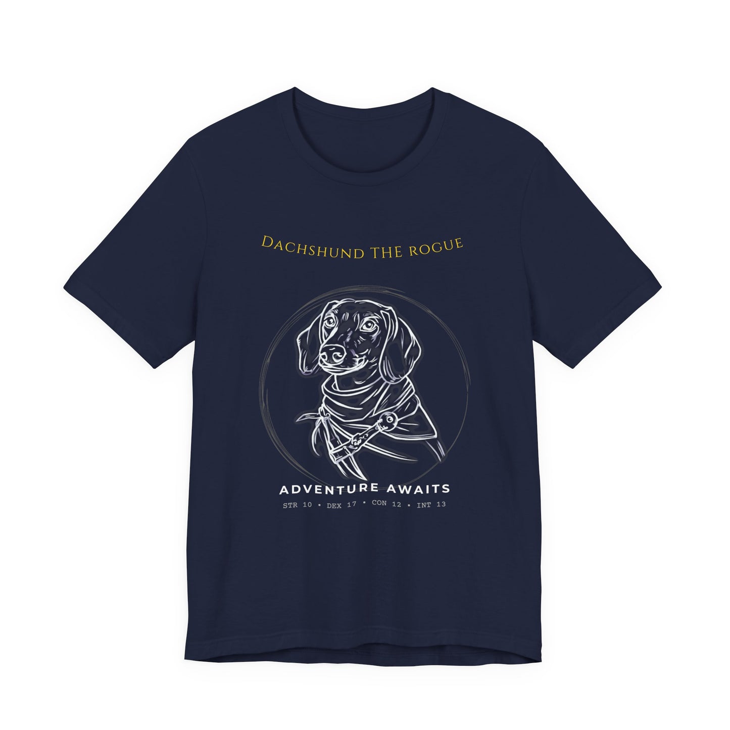 Dachshund The Rogue T-Shirt full design view