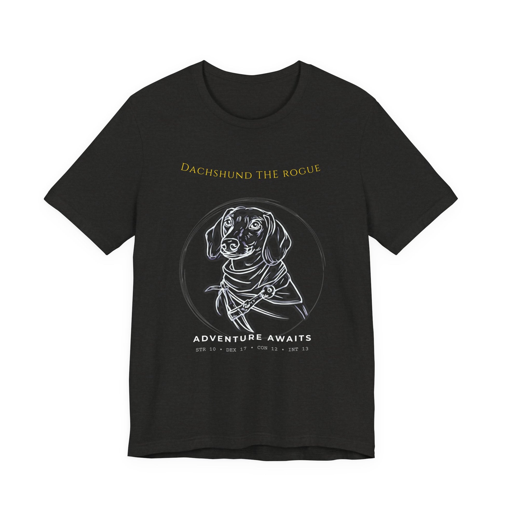 Dachshund The Rogue T-Shirt navy colourway