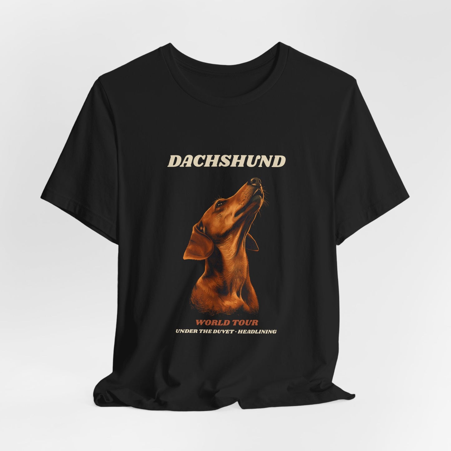 World Tour funny Dachshund vintage band tee