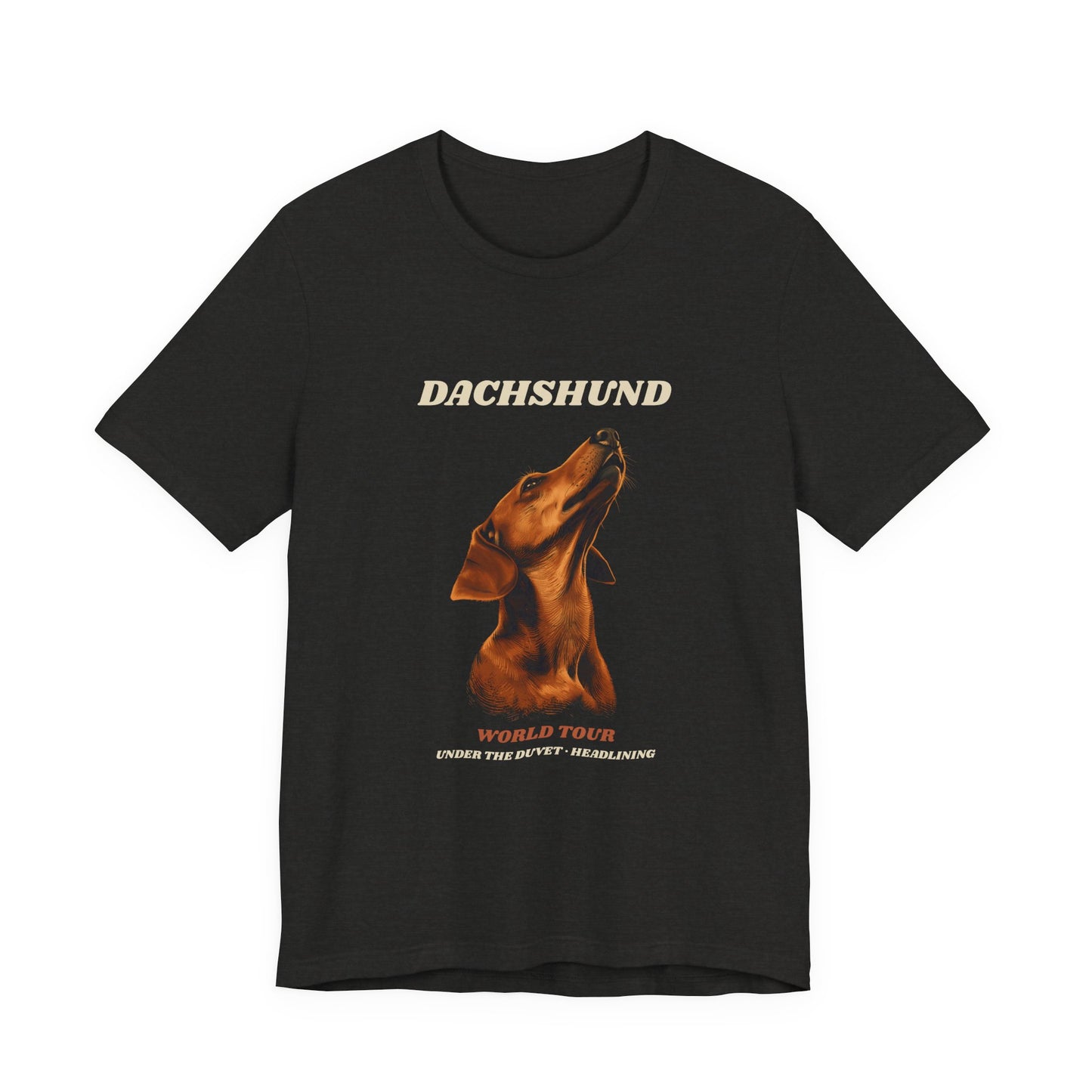 World Tour funny Dachshund vintage band tee