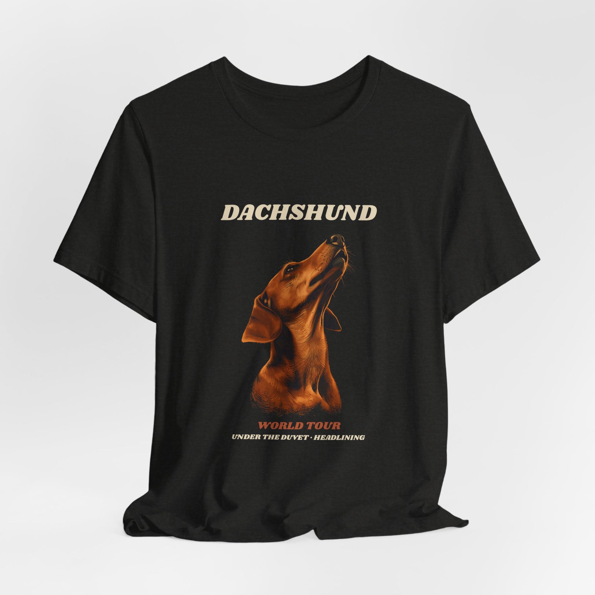 World Tour funny Dachshund vintage band tee