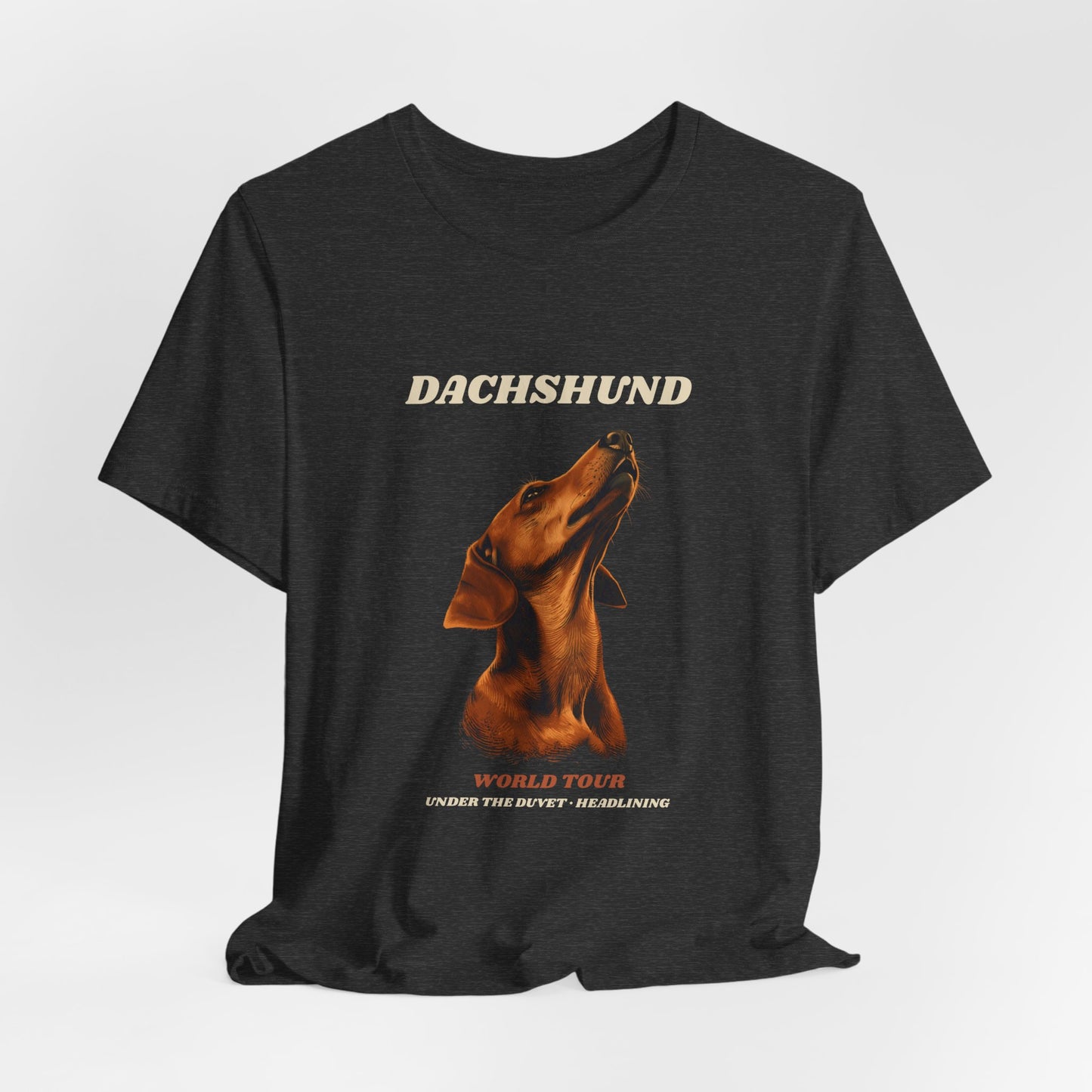 World Tour funny Dachshund vintage band tee