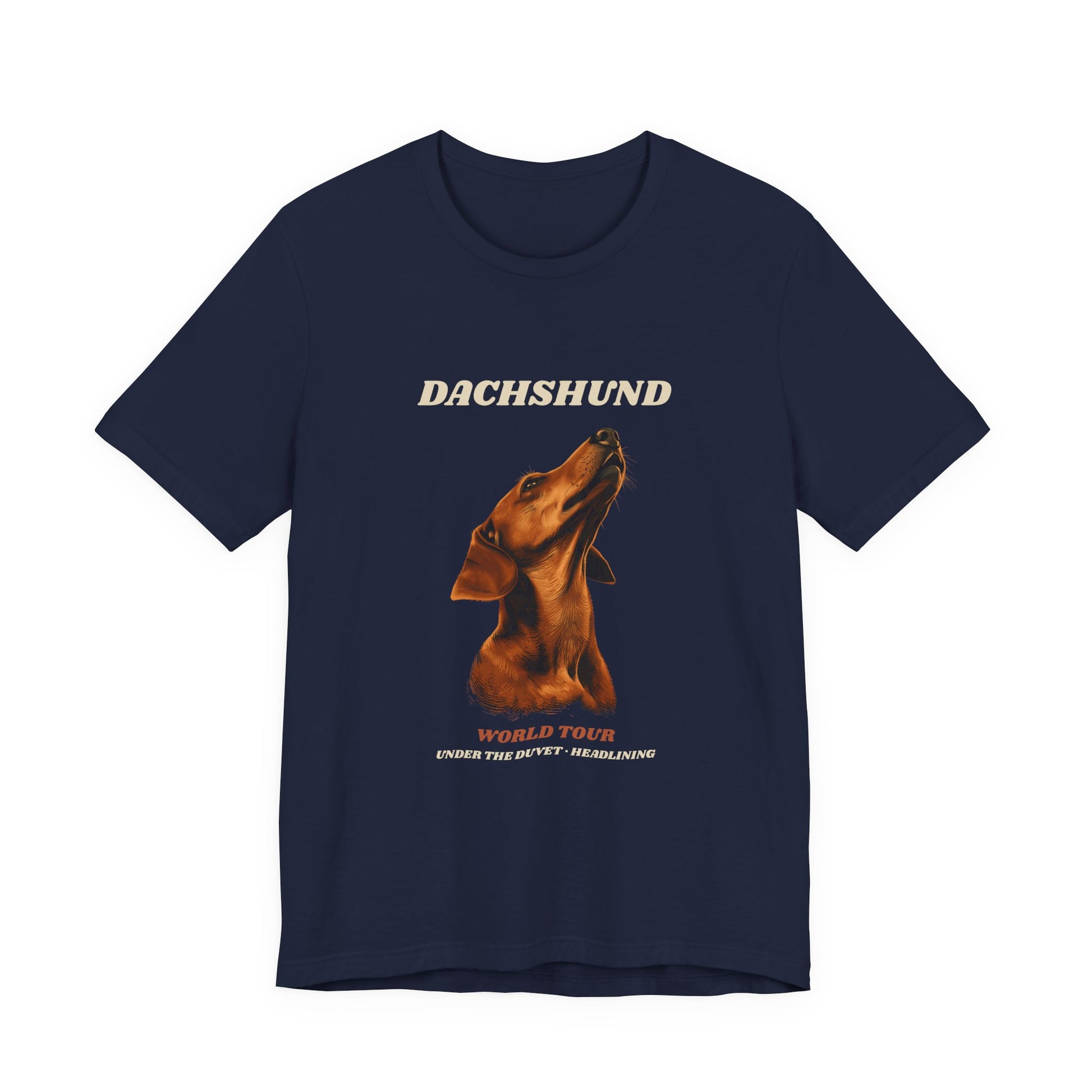 World Tour funny Dachshund vintage band tee