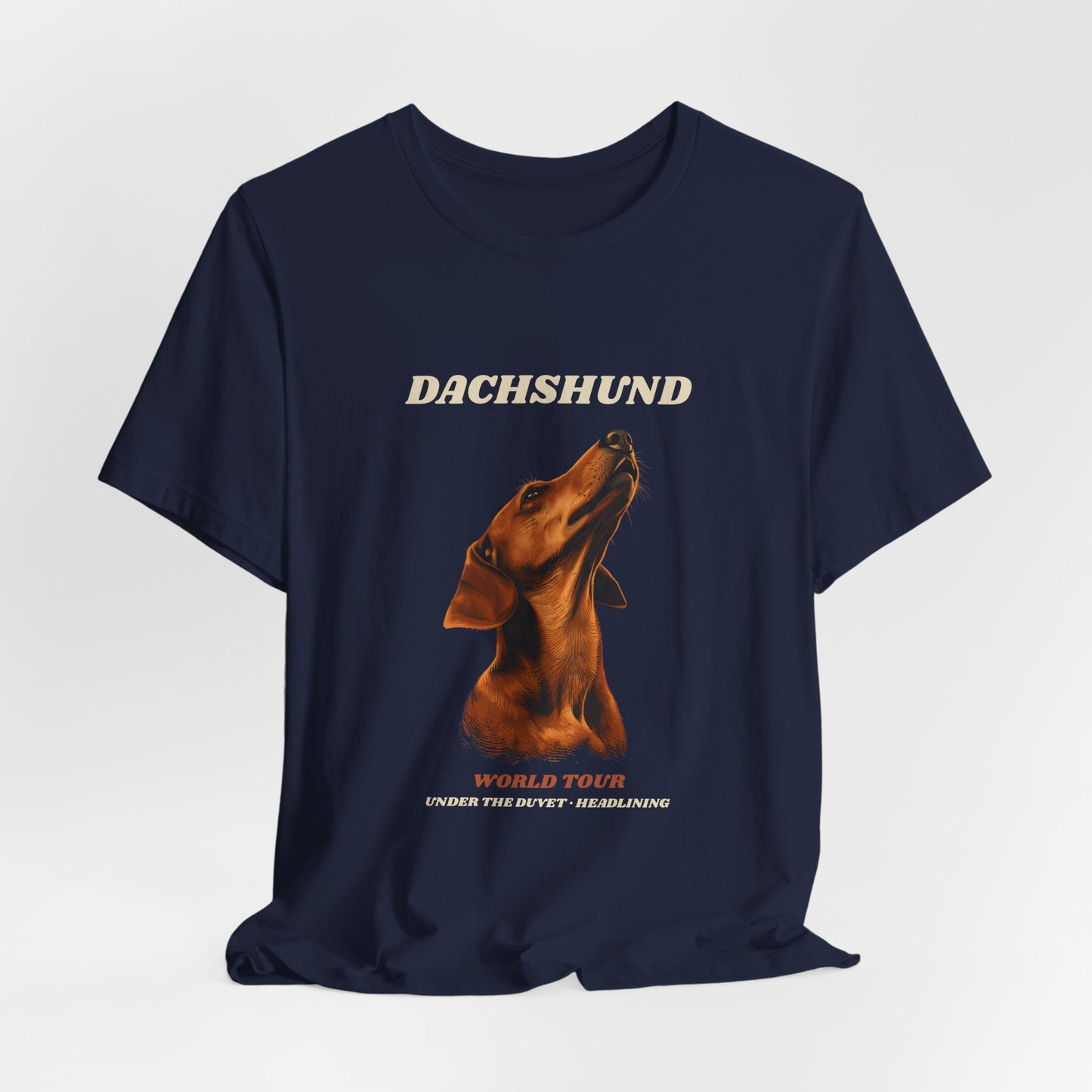 World Tour funny Dachshund vintage band tee