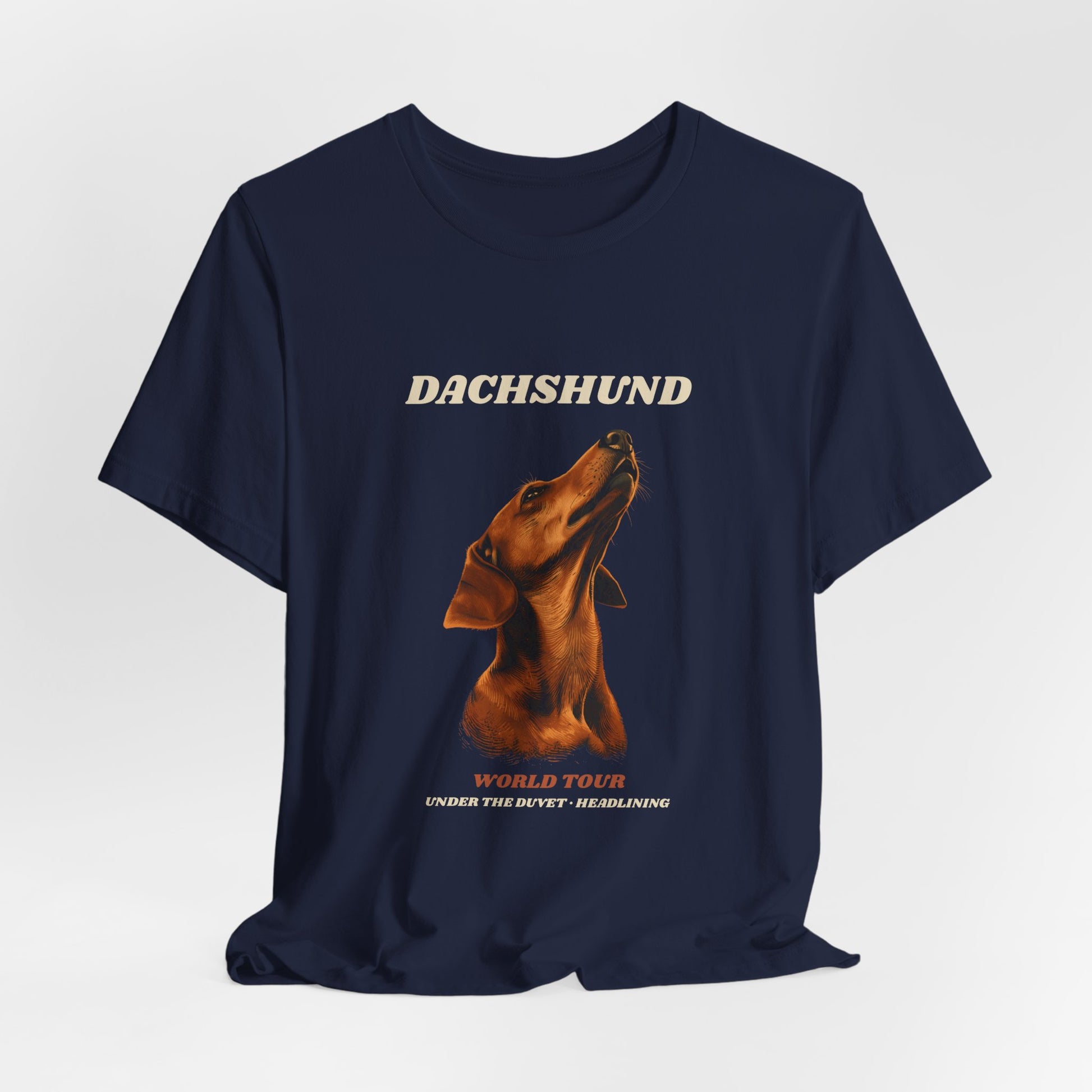 World Tour funny Dachshund vintage band tee
