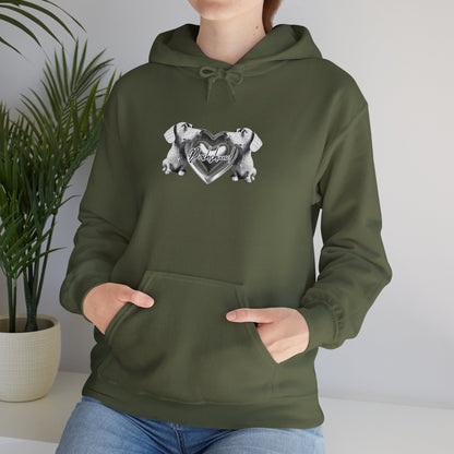 "Cozy Dachshund Hoodie-Snuggle into Comfort Unisex | Worldwide Shipping + UK Delivery £3.60 (2-3 Days)"