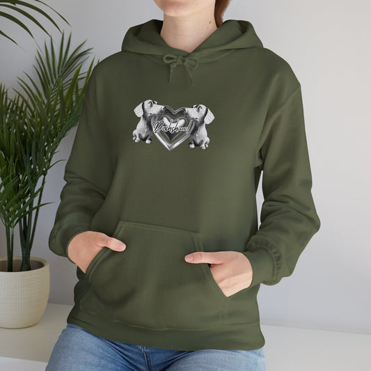 "Cozy Dachshund Hoodie-Snuggle into Comfort Unisex | Worldwide Shipping + UK Delivery £3.60 (2-3 Days)"