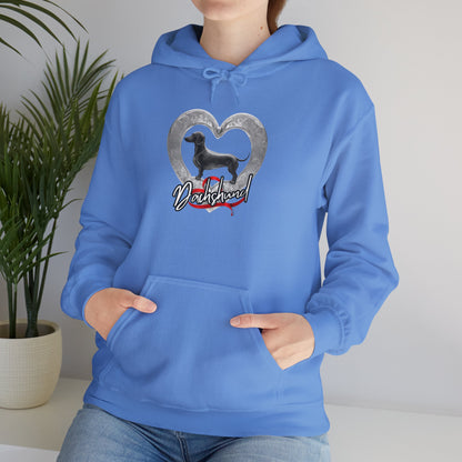 "Cozy Dachshund Hoodie-Snuggle into Comfort with Style UNISEX | Worldwide Shipping + UK Delivery £3.60 (2-3 Days)"