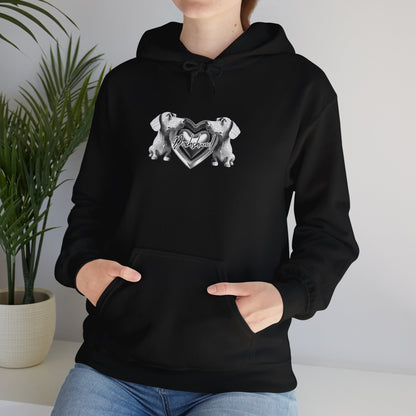 "Cozy Dachshund Hoodie-Snuggle into Comfort Unisex | Worldwide Shipping + UK Delivery £3.60 (2-3 Days)"