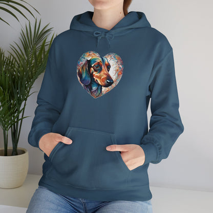 "Cozy Dachshund Hoodie - Unisex Comfort with Style | Worldwide Shipping + UK Delivery £3.60 (2-3 Days)"