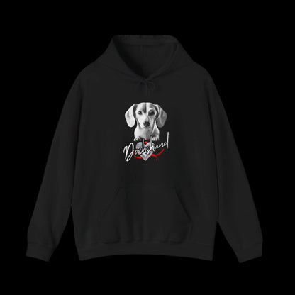 dachshund sausage dog hoodie clothes sweatshirts premium black