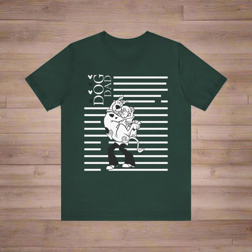 dark green scooby doo tshirt dog lover