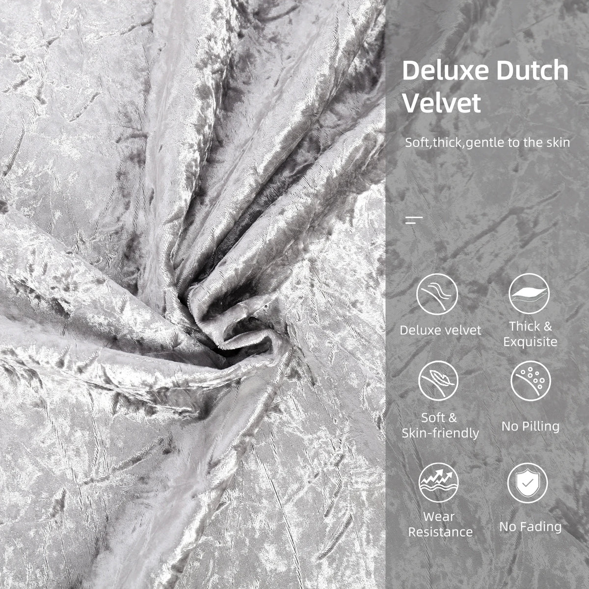 Close-up of deluxe Dutch velvet fabric on the Grand Pawdiere dog sofa bed