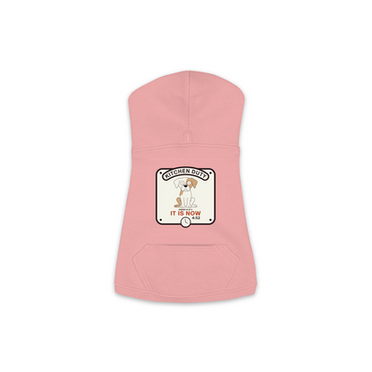 Dinner Is At 5 Dog Hoodie - Mauvelous Pink - XS to M