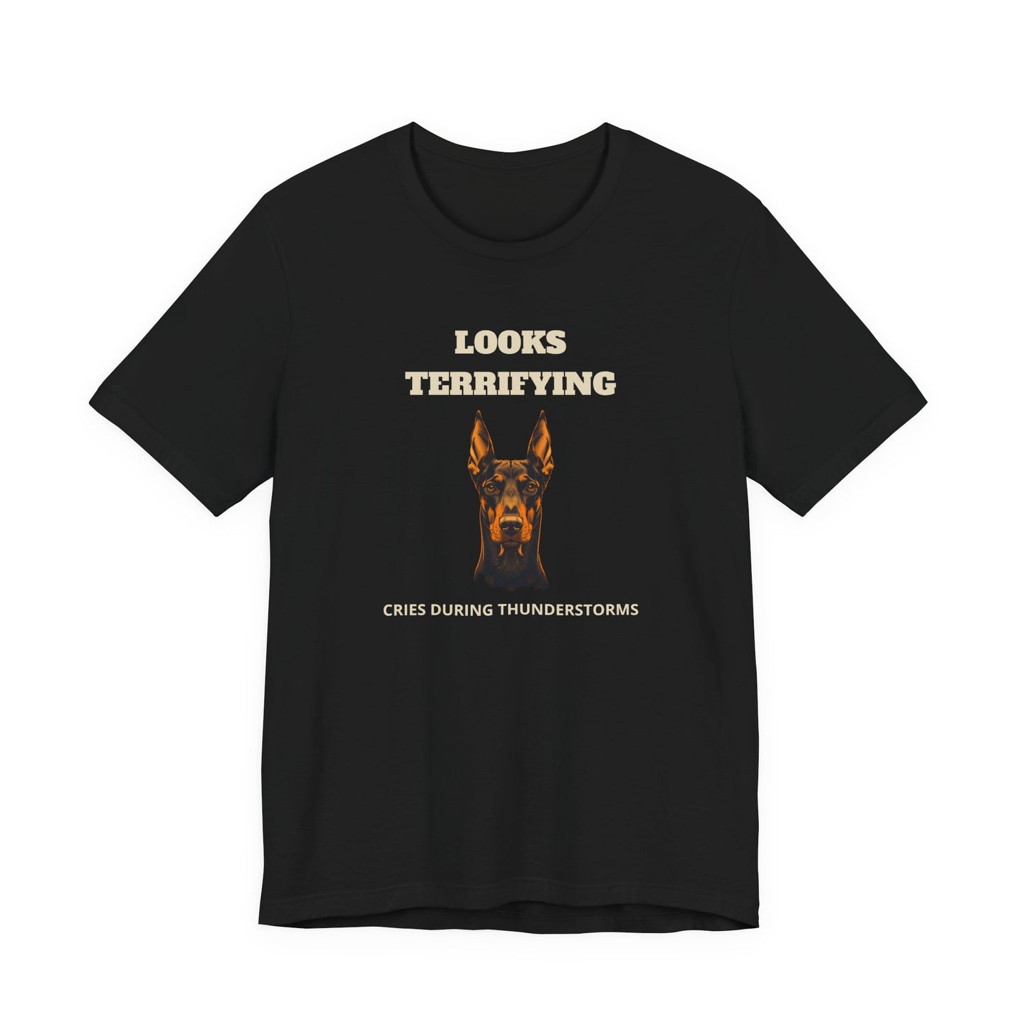 Doberman Looks Terrifying T-Shirt - view 05