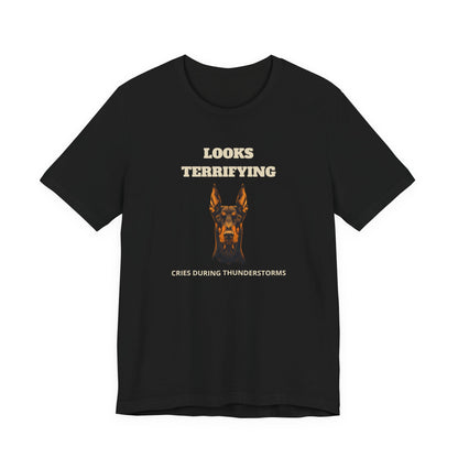 Doberman Looks Terrifying T-Shirt - view 05