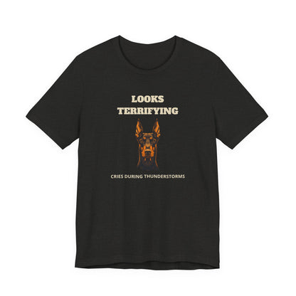 Doberman Looks Terrifying T-Shirt - view 11