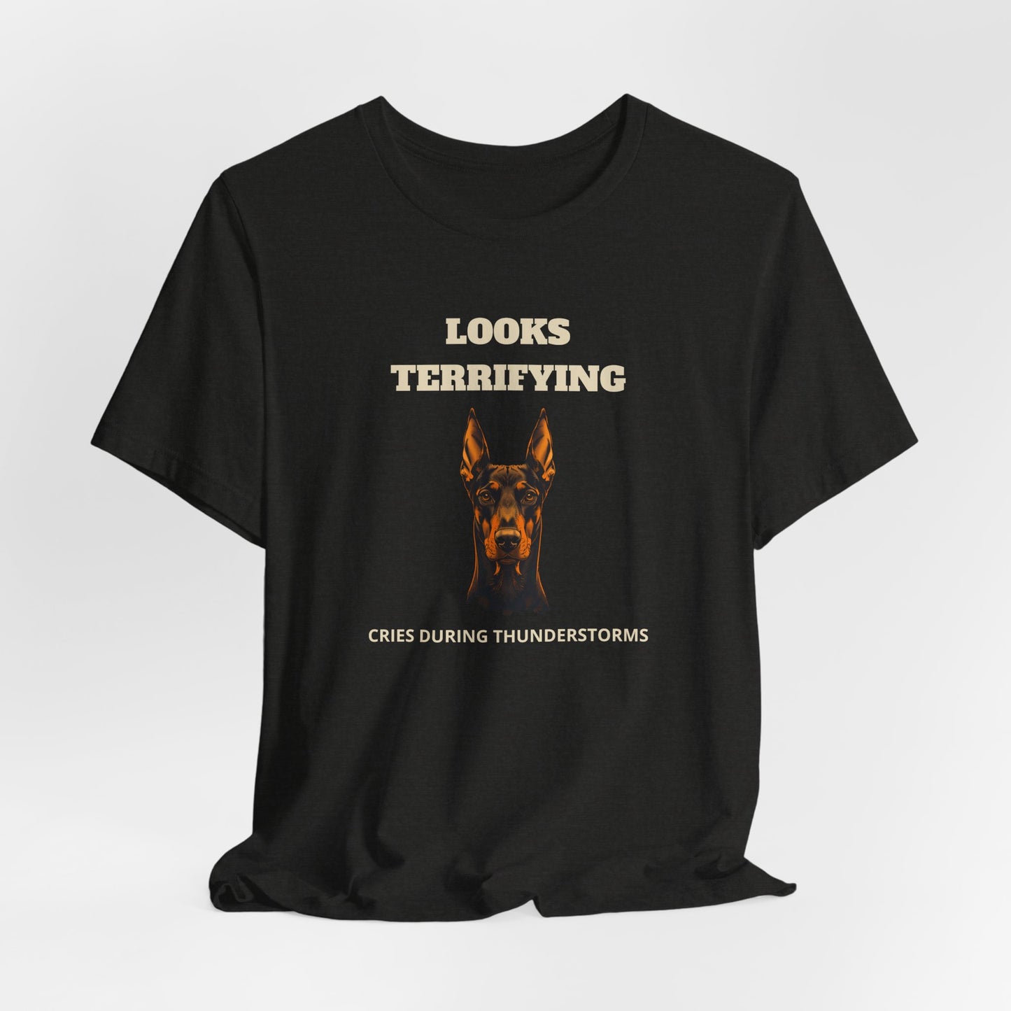 Doberman Looks Terrifying T-Shirt - view 15